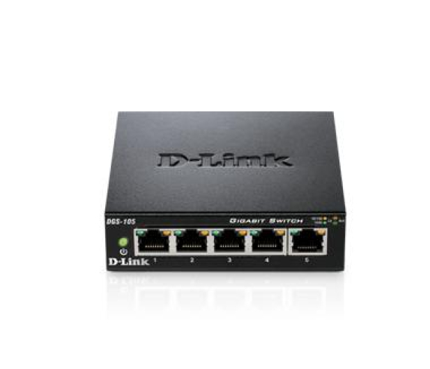 D-Link 5p DGS-105 (5x10/100/1000Mbit) - 78604 - zdjęcie 2